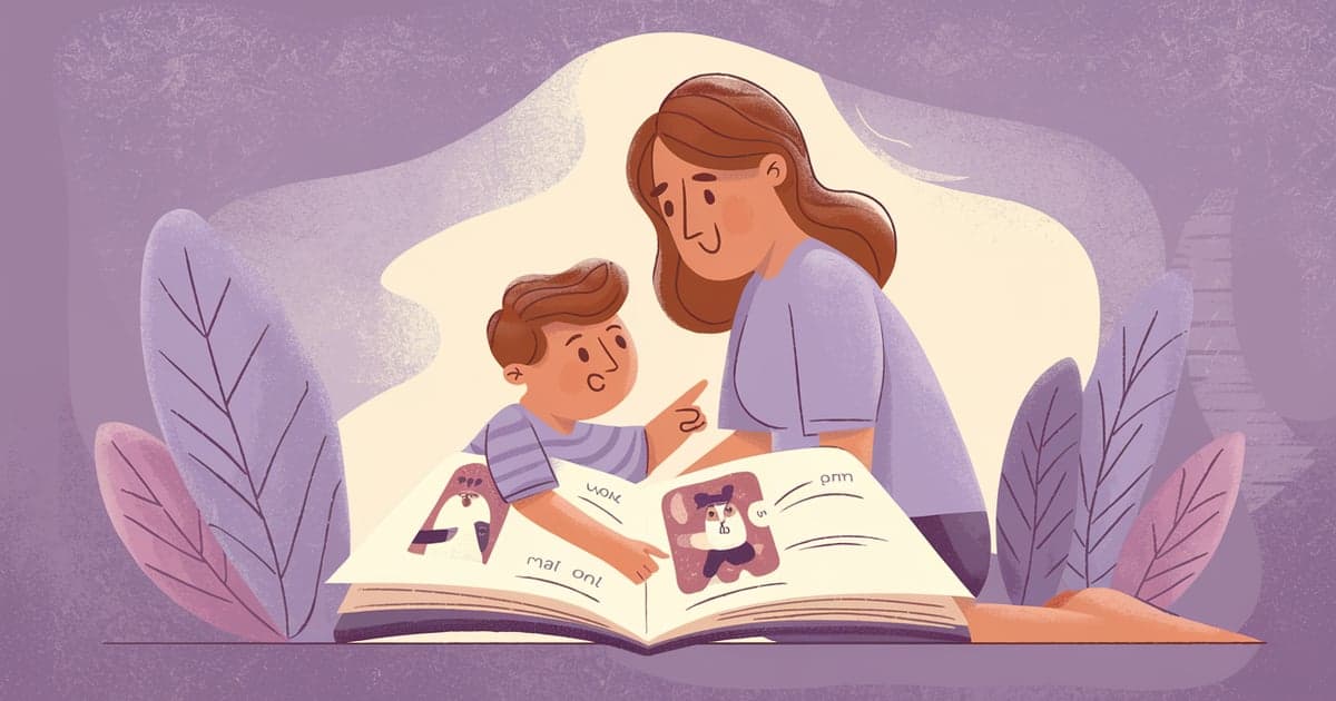 Ilustración: Cómo enseñar a leer a un niño de 3 años en casa, sin presión