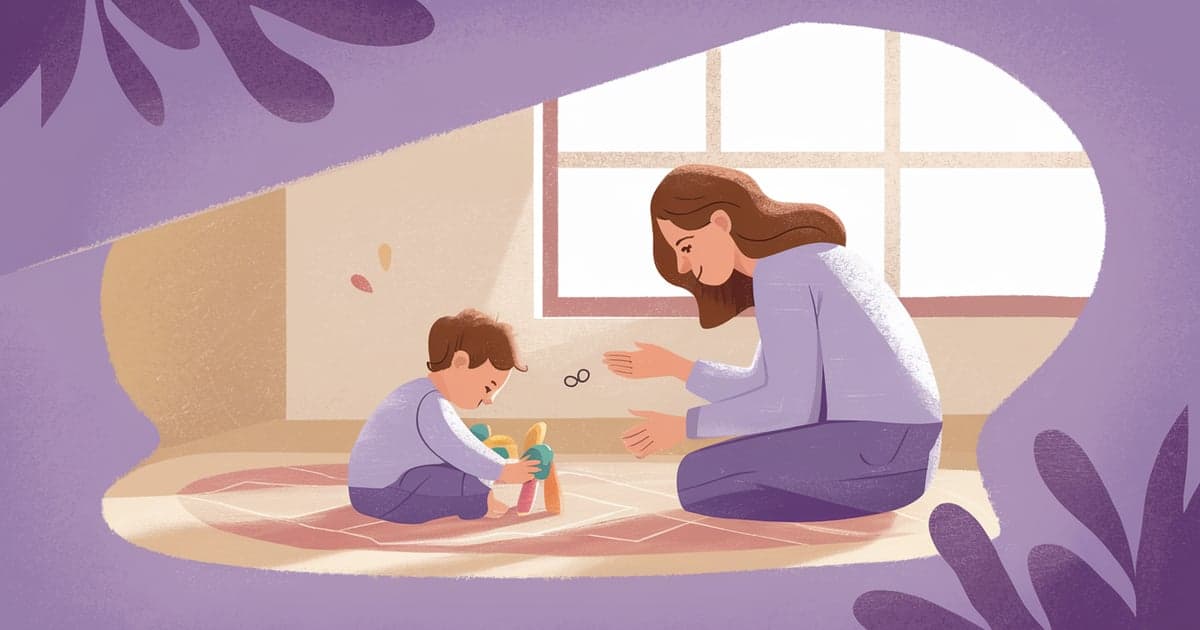 Ilustración: Mi hijo con autismo no responde a su nombre: qué significa y qué hacer