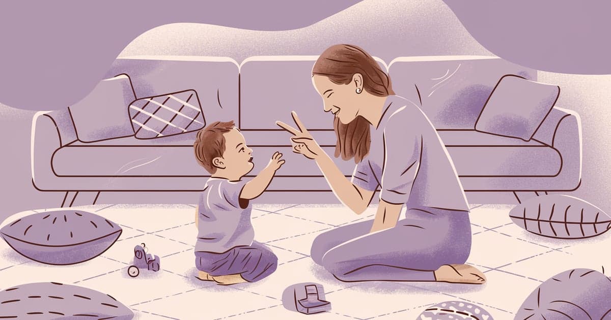 Ilustración: Señas para bebés y niños que aún no hablan: cómo empezar